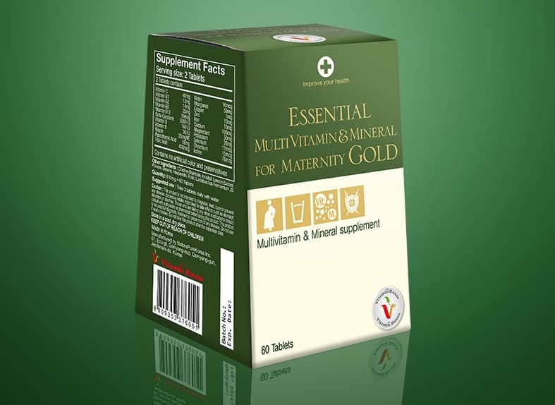 Essential Multivitamin _ Mineral For Maternity Gold